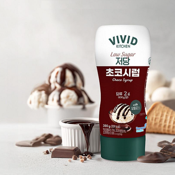 [Vivid Kitchen] Low-Sugar Chocolate Syrup 380g