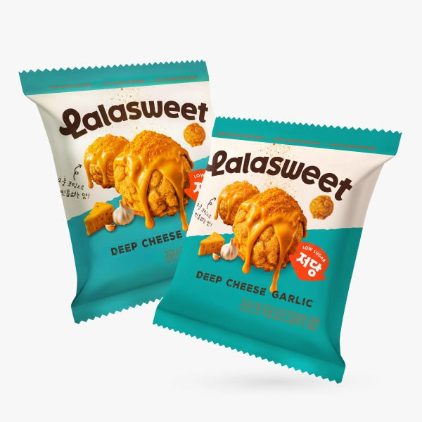 [Lalasweet] Low-Sugar Deep Cheese Garlic Popcorn 38g