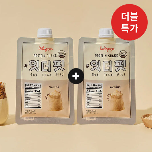[Double Special Price][Eat the Fit] Protein Shake 280g (7 Sachets) – Misugaru (Korean Grain Powder) Flavor