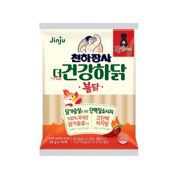 [Cheonha Jangsa] Health Chicken More Spicy Chicken Sausage 448g