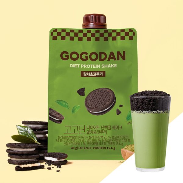[Gogodan] Protein Shake - Matcha Chocolate Cookie (40g × 5Units)