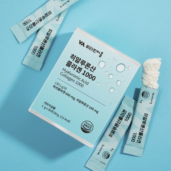 [Vitamin Village] Hyaluronic Acid & Collagen 1000 (1g × 30 Sachets)