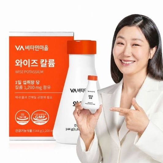 [Vitamin Village] Premium Wise Potassium (1,200mg × 120 Tablets)