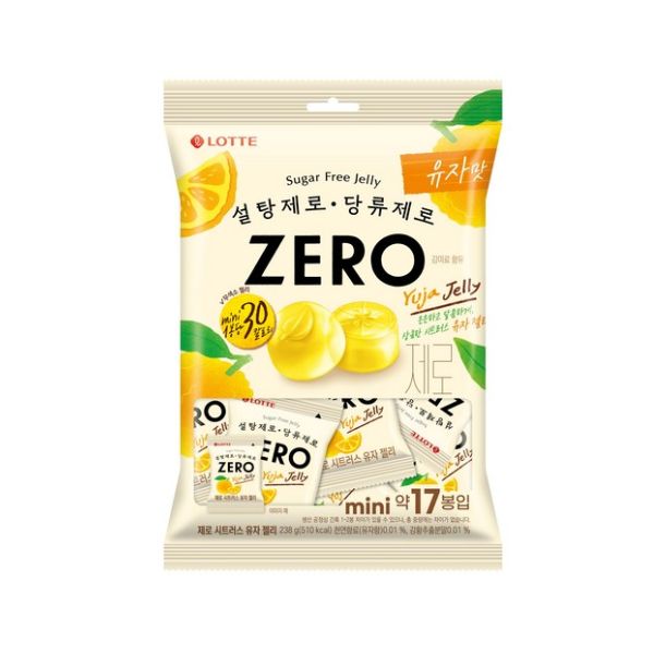 [Lotte] Zero Citrus Yuzu Jelly 238g