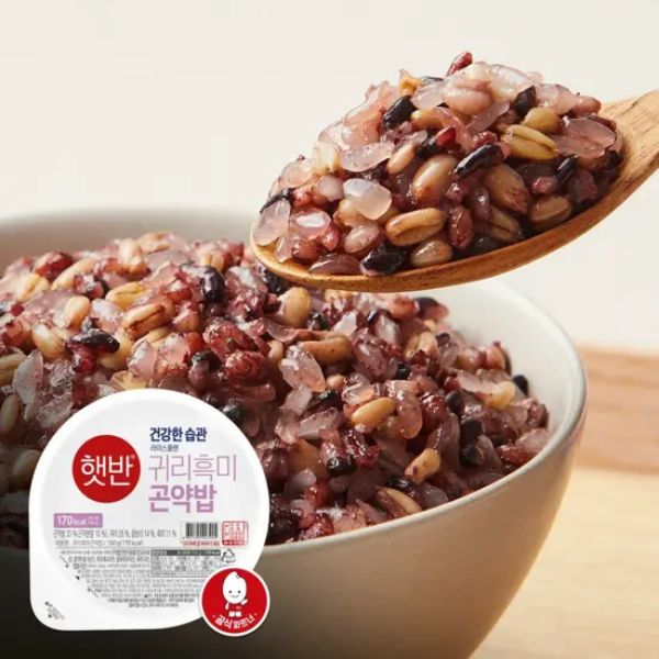 [CJ CheilJedang] Hetbahn Oat & Black Rice Konjac Meal 150g