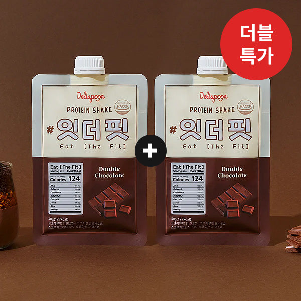 [Double Special Price][Eat the Fit] Protein Shake 280g (7 Sachets) – Double Chocolate Flavor