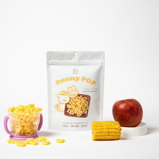 [Coco Daeng] Dog Training Treat Bunny Pop Apple & Corn 50g