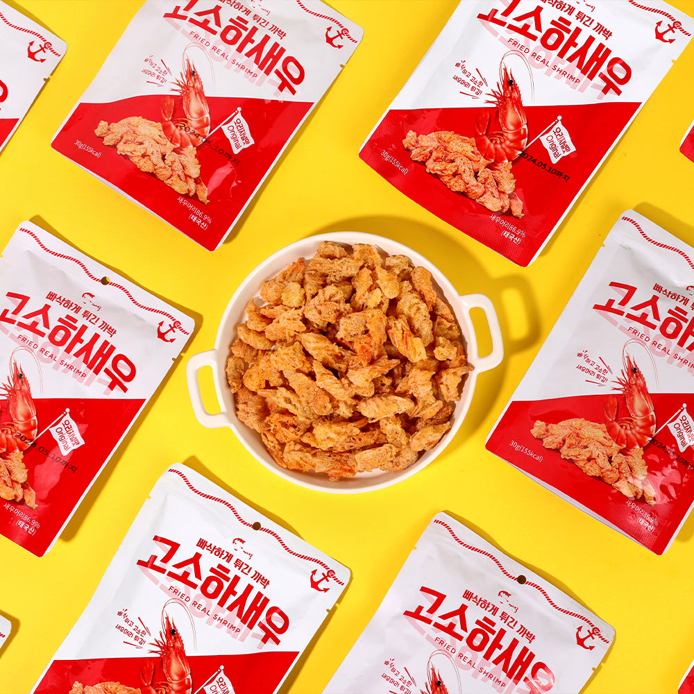 [까박] Fried Shrimp Head Crisps 30g