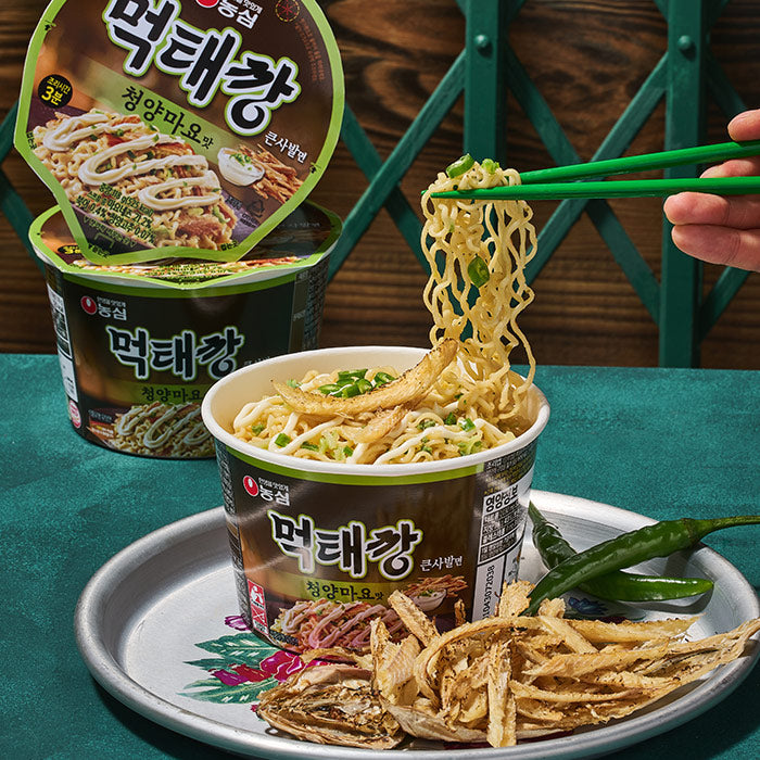 [Nongshim] Meoktaekkang Spicy Pollack Cup Noodle Cheongyang Mayo Flavor 118g