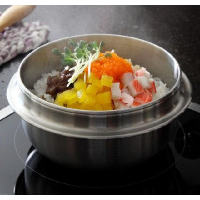 Cookever Nuvo Induction 3-Ply Stainless Steel Ttukbaegi