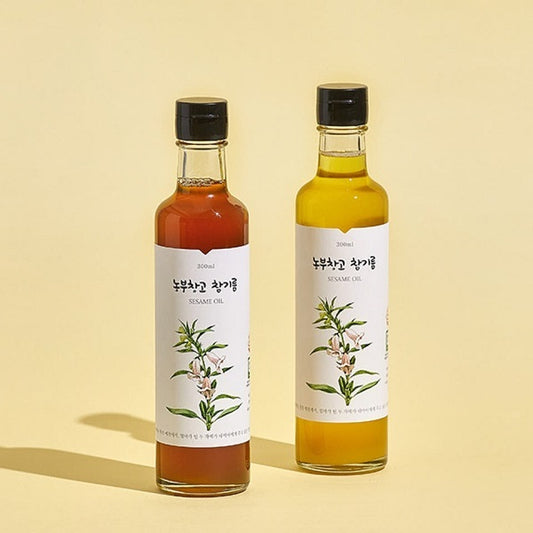 [Nongbus] Korean Cold Pressed Sesame Oil 180ml