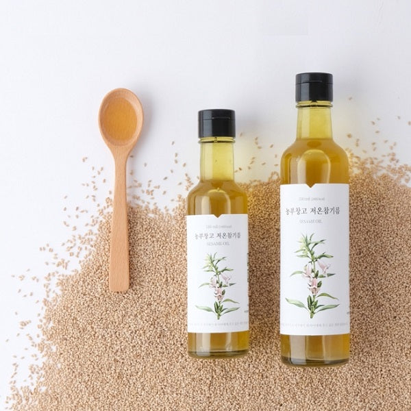 [Nongbus] Korean Cold Pressed Sesame Oil 180ml