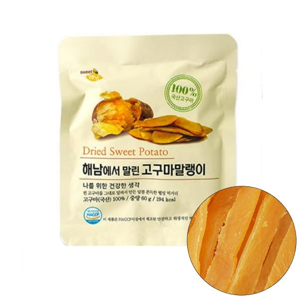 [Sweet Haenam] Dried Sweet Potato Slices from Haenam 60g
