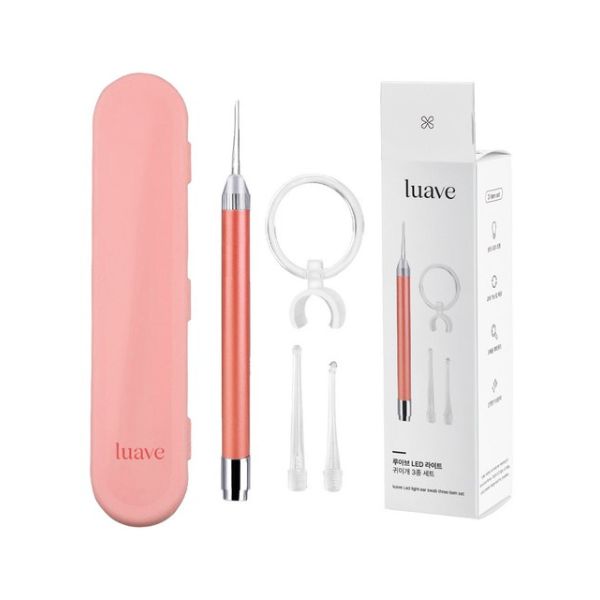 [SNS Hot Item] [Ruav] LED Light Ear Pick Set of 3 - Rose Gold