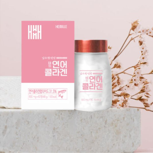[Hemille] Kim Sohyung Salmon Collagen Tablets (800mg x 60 tablets)