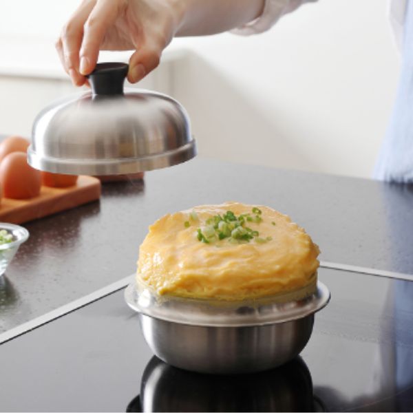 Cookever IH Induction 3-Ply Stainless Steel Steamed Egg Pot