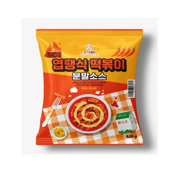 [Sauce Boss] Eomtteong Snack Tteokbokki Powder Sauce - Level 4 400g