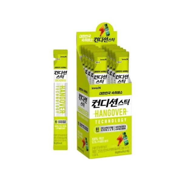 [inno.N] Hangover Relief Sticks – Condition Flavor (18g × 10)
