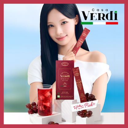 [Casa Verdi] Organic Red Wine Vinegar Sticks (20ml × 14Sachets) K015