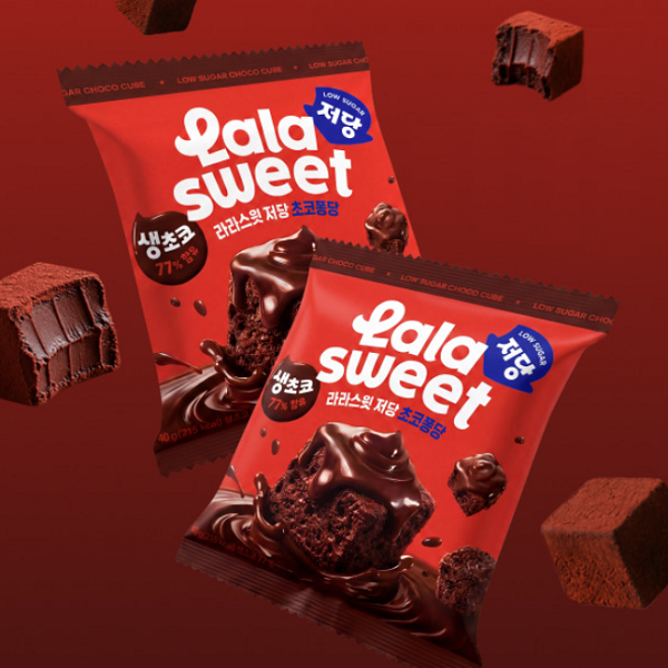 [Lalasweet] Low-Sugar Chocolate Pongdang 40g