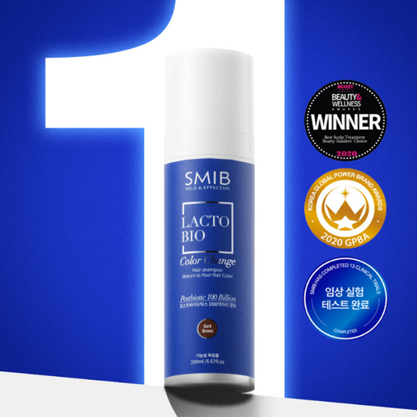 [SMIB] Lacto Bio Gray-Hair Cover Color Shampoo (200ml)
