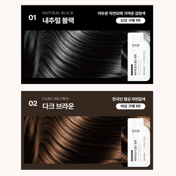 [SMIB] Low-Staining Hair Color Treatment (30ml × 5)