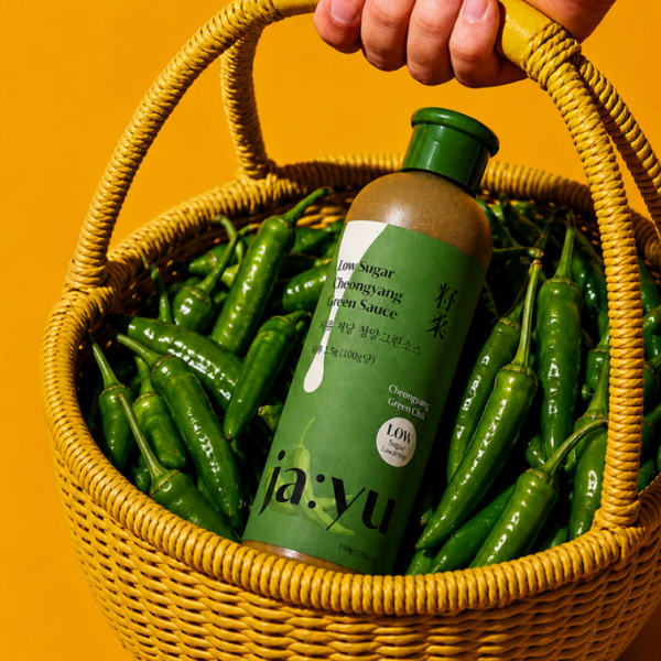 [Jayoo] Low-Sugar Cheongyang Green Hot Sauce (270g)