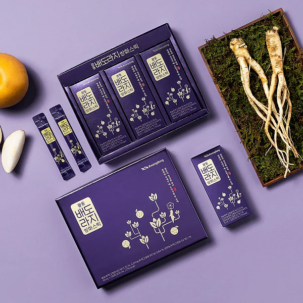 [Kwangdong] Pear & Bellflower Ssanghwa Sticks (10ml × 30) – 30 Sticks + Gift Bag