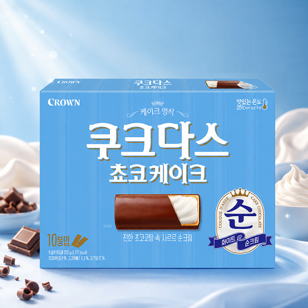 [Crown] Kukdas Chocolate Cake 202g