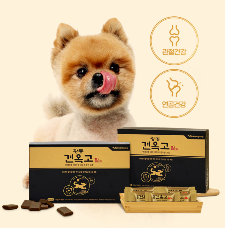 [Kwangdong] Gyeonokgo Hwal Joint Supplement for Dogs (5g × 30 Sticks)