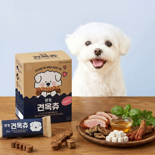 [Kwangdong] Gyeonokchu Dental Chews for Dogs (12g × 15 Pieces)