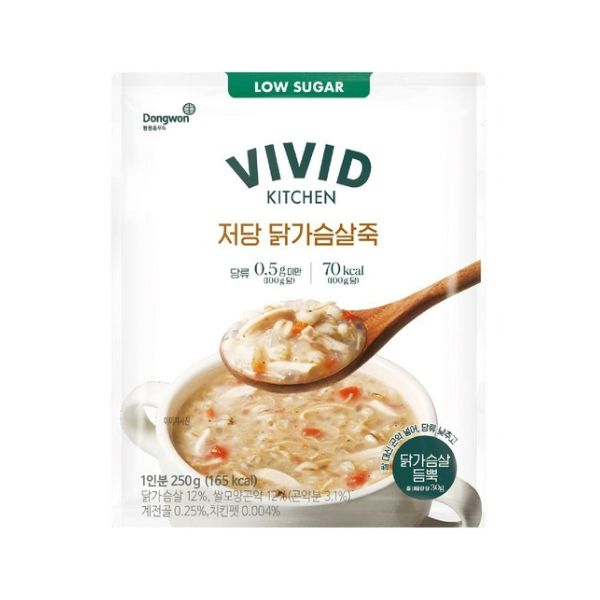 [Vivid Kitchen] Low-Sugar Chicken Breast Porridge 250g