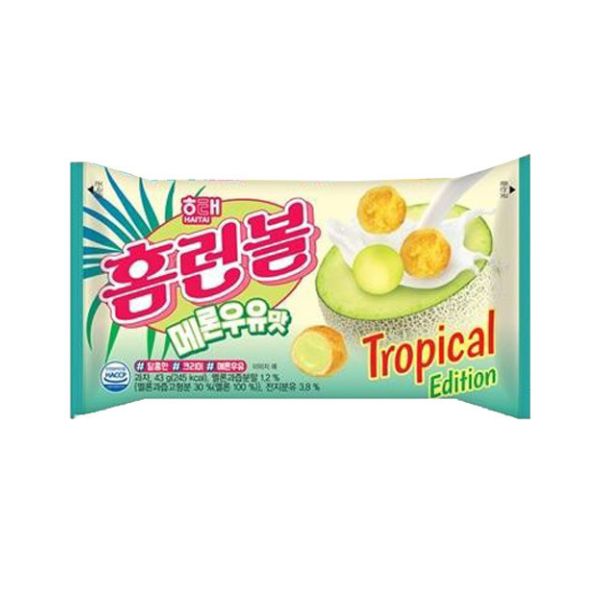 [Haitai][Summer Limited Edition] Home Run Ball Melon Milk Flavor 43g