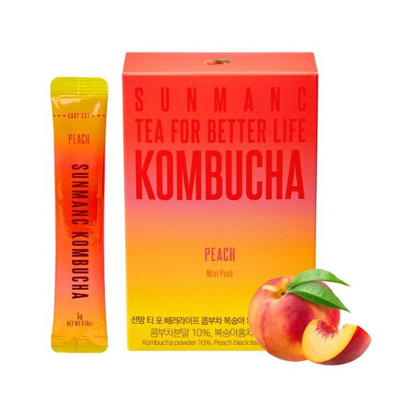 [Seonmang] Kombucha – Peach (5g x 10 sticks)
