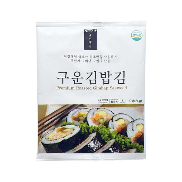[Gijang People] Gimbap Seaweed 10 sheets (1 pack)