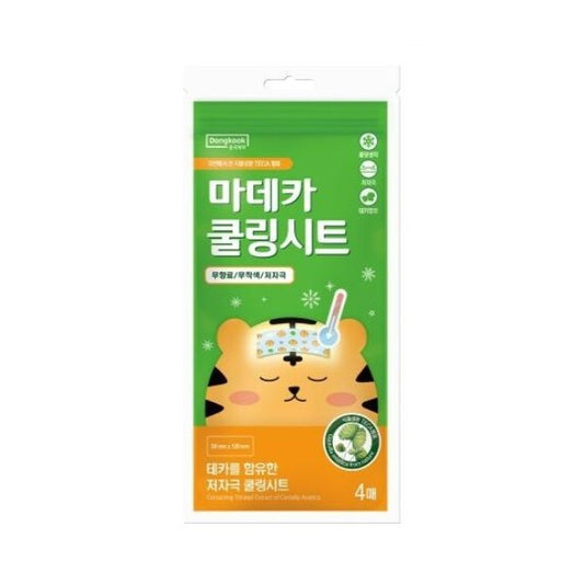 [Kind Store][Dongkook Pharmaceutical] Madeca Cooling Sheet (4 sheets)