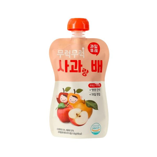 [2ucareS] Growing Fruit Puree – Apple Pear 100ml