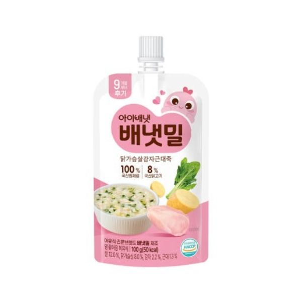[Ivenet] Baenet Meal Chicken Breast & Potato Chard Porridge - Late Stage 100g