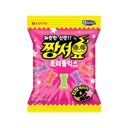 [Lotte Wellfood] Super Sour Triple Mix 51g