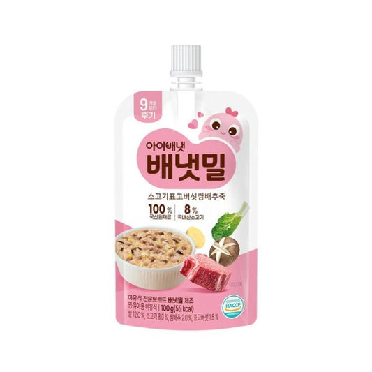 [Ivenet] Baenet Meal Pork & Shiitake Cabbage Porridge - Late Stage 100g