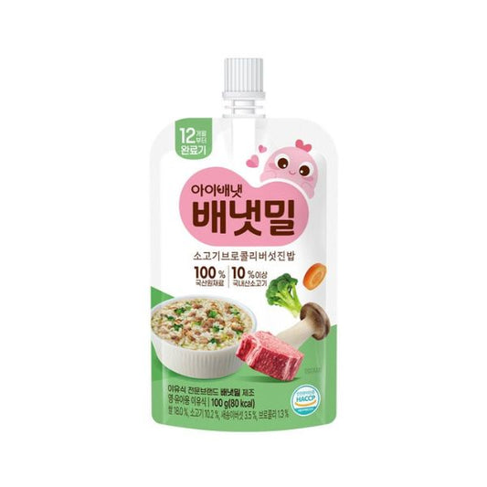 [Ivenet] Baenet Meal Pork & Broccoli Mushroom Rice - Completion Stage 100g
