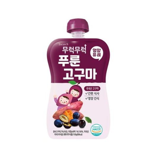 [2ucareS] Growing Fruit Puree – Prune Sweet Potato 100ml