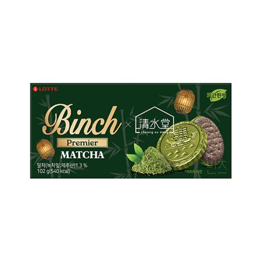 [Lotte][Limited Edition] Cheongsudang X Binch Matcha 102g