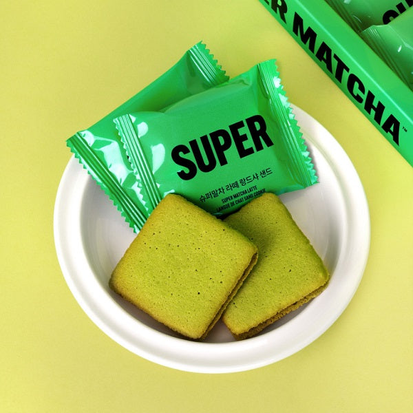 [Super Matcha] Randscha Cream Sand 90g (Pack of 10) - Latte