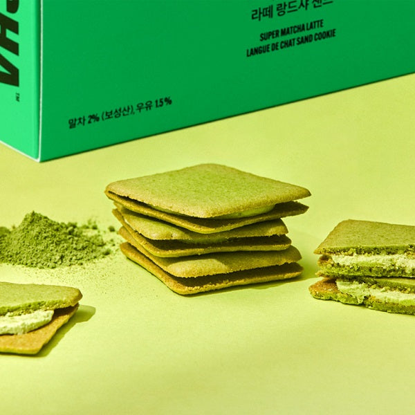 [Super Matcha] Randscha Cream Sand 90g (Pack of 10) - Latte