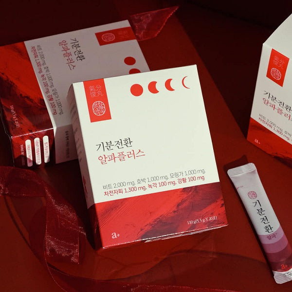 [SNS Hot Item] [Mood Booster] Alpha Plus Psyllium Husk V-Line Stick 110g (5.5g x 20 Sachets)