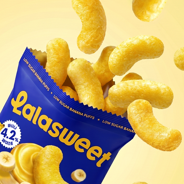 [Lalasweet] Low-Sugar Banana Corn Snack 33g