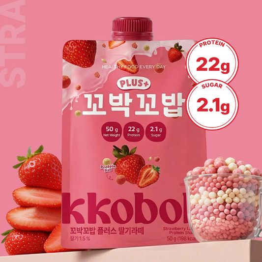 [Kkobak Kkobap] Crunchy Korean Product Plus - Korean Product (50g × 7Units)
