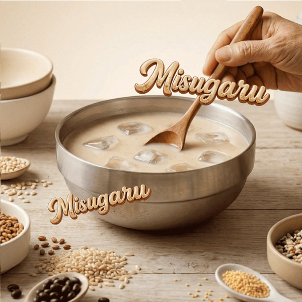 [Kkobak Kkobap] Crunchy Korean Product Plus - Grain Powder (50g × 7Units)