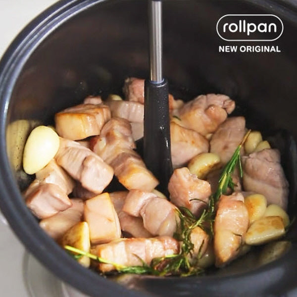 [Vital Plant] Roll Pan NEW Original Automatic Rotating Pot – Gray